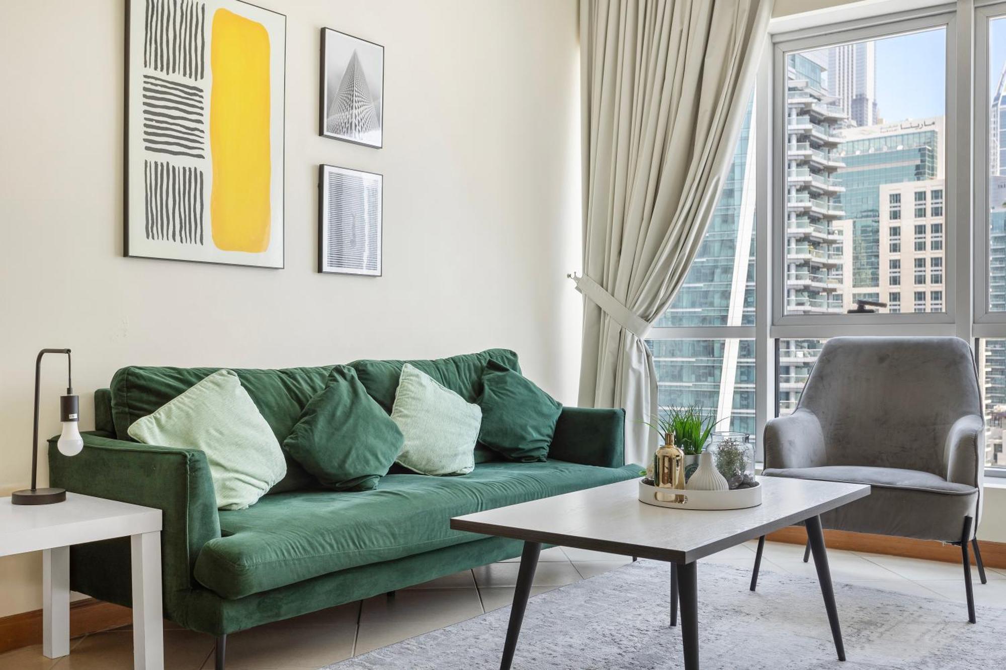 Apartment 1Br Marina Diamond 1 Near Sobha Metro